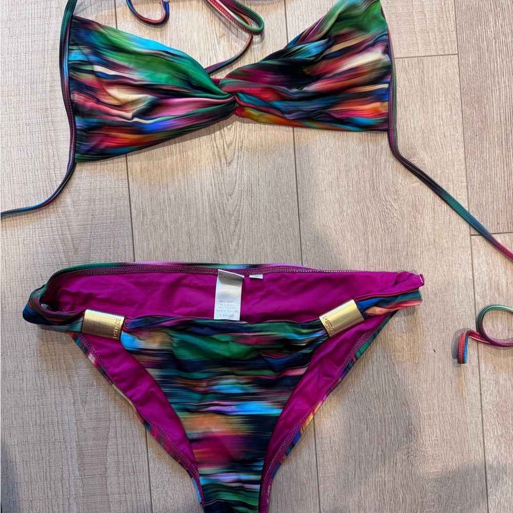 L*Space Multicolor Bikini with Gold Label